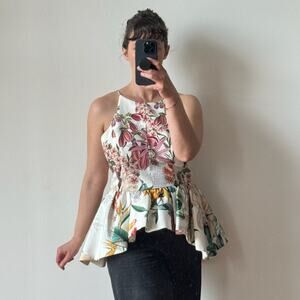 ANTHROPOLOGIE CAMEO Dahlia Top